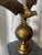 Brass Vintage Brass Eagle on Globe Sculpture For Sale - Image 8 of 12