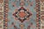 Kazak Runner 2’9” X 9’3” Blue Wool Tribal Hand-Knotted Oriental Rug For Sale - Image 9 of 13