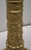 A Pair of French Regency Charles X intricately Etched / chiseled Gilt Bronze Candlestick Lamps Mounted as lamps. This...