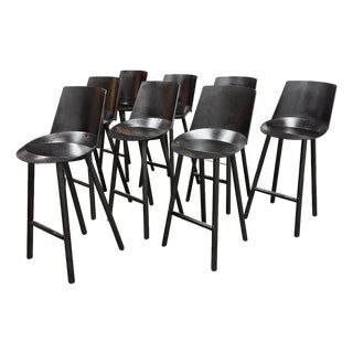 Stefan Diez for E15 Jean Bar Stools, Set of Eight For Sale
