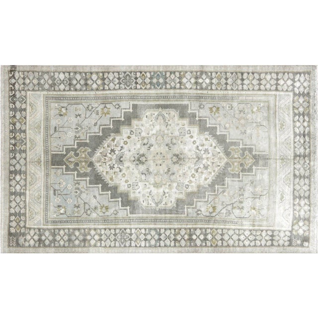 1960s Turkish Oushak Rug For Sale