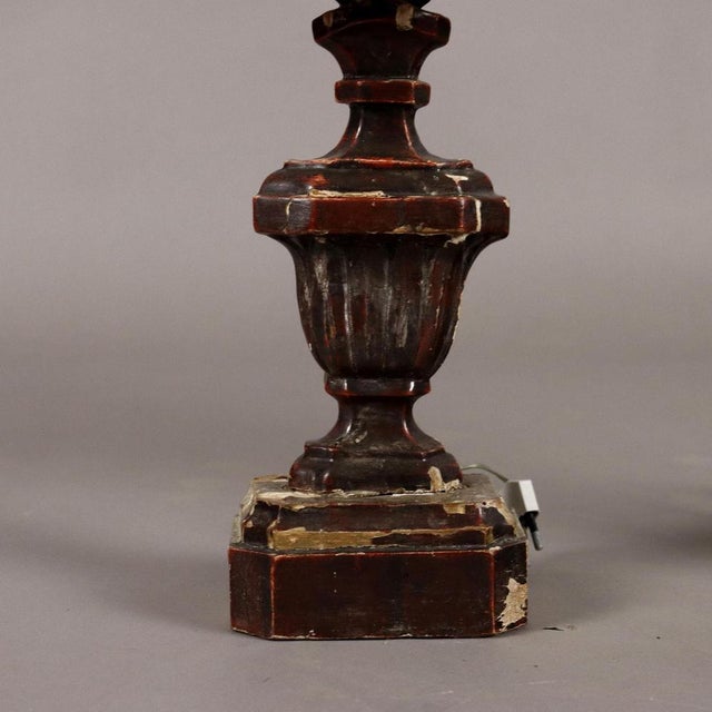 Bas-Relief Converted Vase Table Lamps, Early 19th Century, Set of 2 For Sale - Image 3 of 6