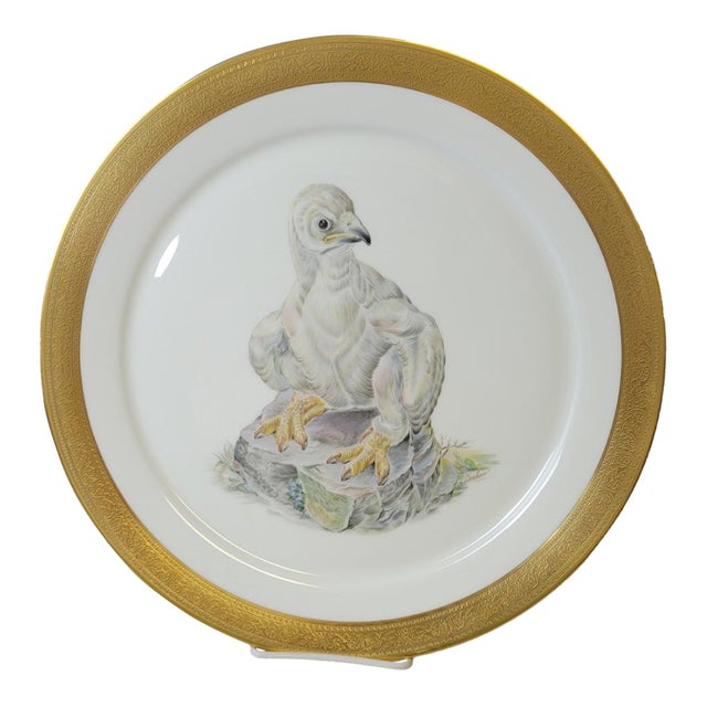 1970s Boehm “Young America 1776” Bone Porcelain Charger Plate For Sale