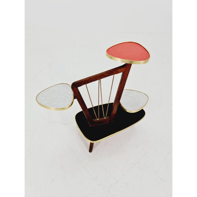 Mid-Century German Minimalist Plant Stand, 1960s For Sale - Image 5 of 11