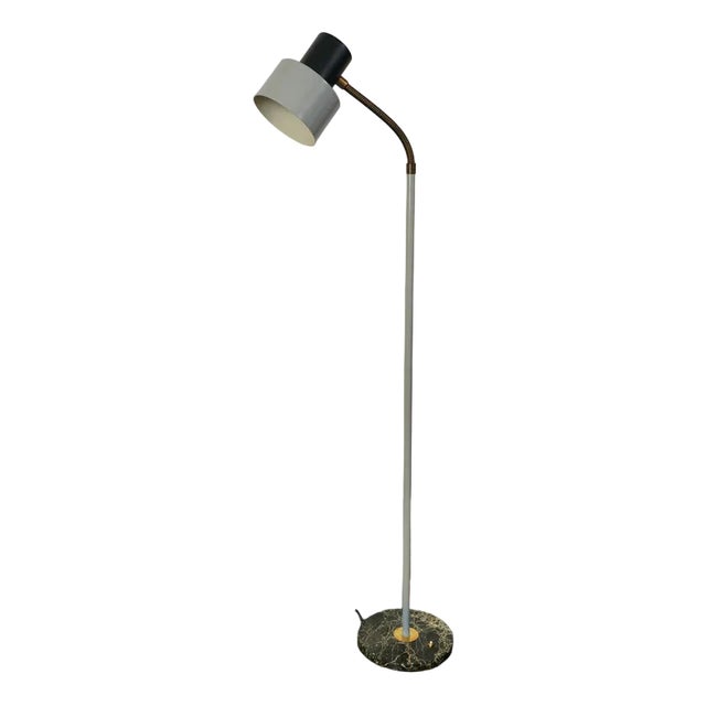 Italian Floor Lamp in Brass Aluminum from Stilux Milano, 1950s For Sale