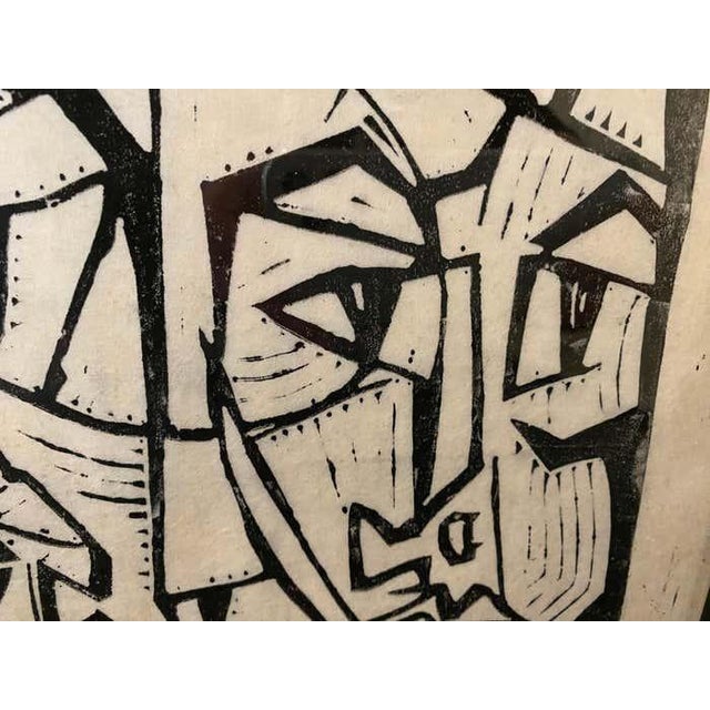 "Peer Group" Post-Modern Black and White Lithograph by Richard Proctor For Sale - Image 9 of 9