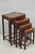 Vintage Chinese Carved Hardwood Curved Frame Nesting Side Tables - Set of 4 For Sale - Image 17 of 18