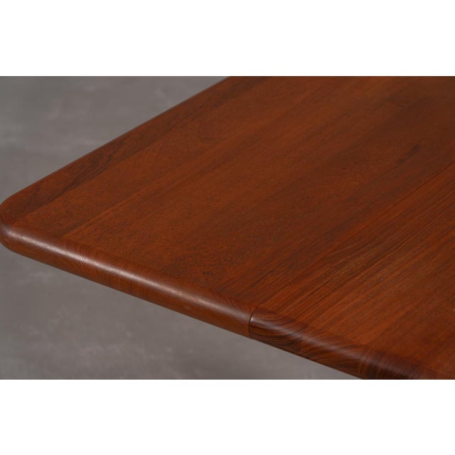 Vintage Morten Dining Table in Teak by Niels Koefoed for Hornslet Mobelfabrik, Denmark, 1970s For Sale - Image 6 of 9