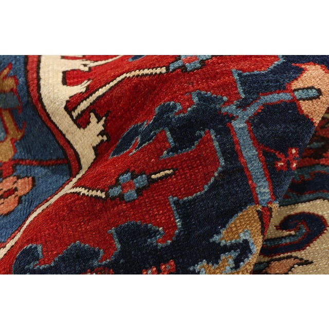 Late 19th Century Persian Serapi Rug, 11'10 X 18'04 For Sale In Dallas - Image 6 of 10