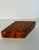 Brown Italian Mid-Century Modern Burl Wood Decorative Box With Hinged Lid For Sale - Image 8 of 9