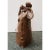 This is an Eva Bouzard-Hui Art Pottery Nude Women and Cat Clay Sculpture. It measures 8 1/2" tall, 8 3/8" wide, and 4 1/8"...