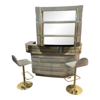 Standing Dry Bar by Willy Rizzo, Italy, 1970s For Sale