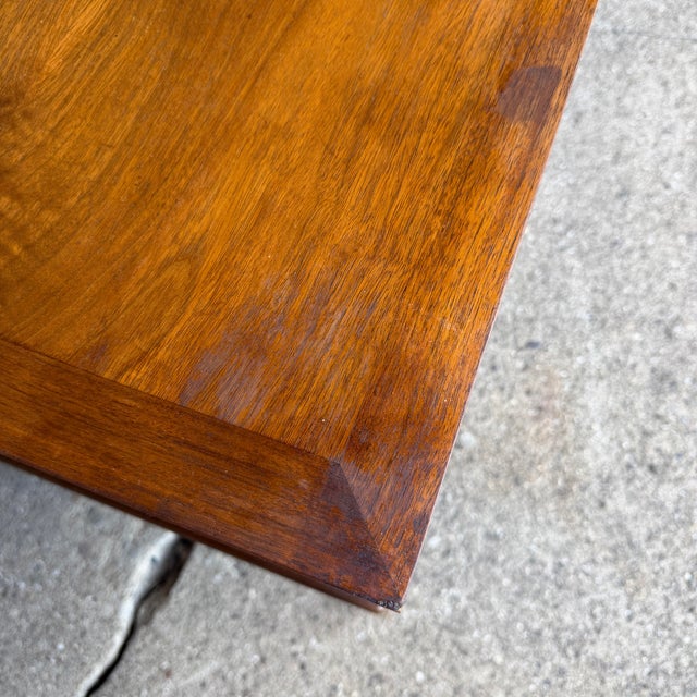 Wood Lane Rhythm Walnut Nightstand For Sale - Image 7 of 12