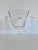 Traditional Vintage Simon Pearce Handblown Small Square Vase For Sale - Image 3 of 6