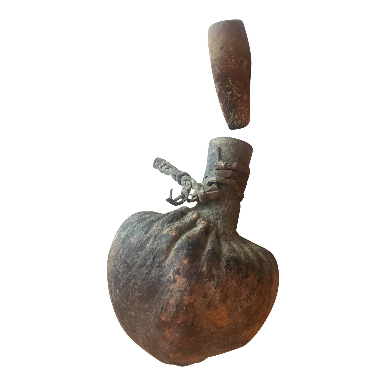 Vintage Calabash Gourd Water Canteen Chairish
