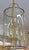 1990s Large Brass Two Tier 12 Light Beveled Glass Chandelier Lantern For Sale - Image 9 of 10