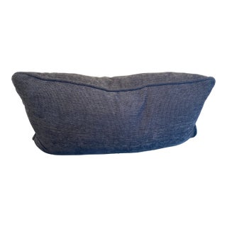 Rich Dark Charcoal Lumbar Pillow For Sale