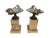 Traditional Pair of 19th-Century Bronze Tazzas Featuring Gilt Snake Handles and Siena Marble Stands For Sale - Image 3 of 16
