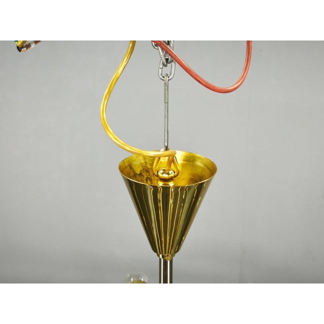 28-Light Brass Sputnik Chandelierby Kamenický Šenov, Czechoslovakia, 1970s For Sale - Image 11 of 17