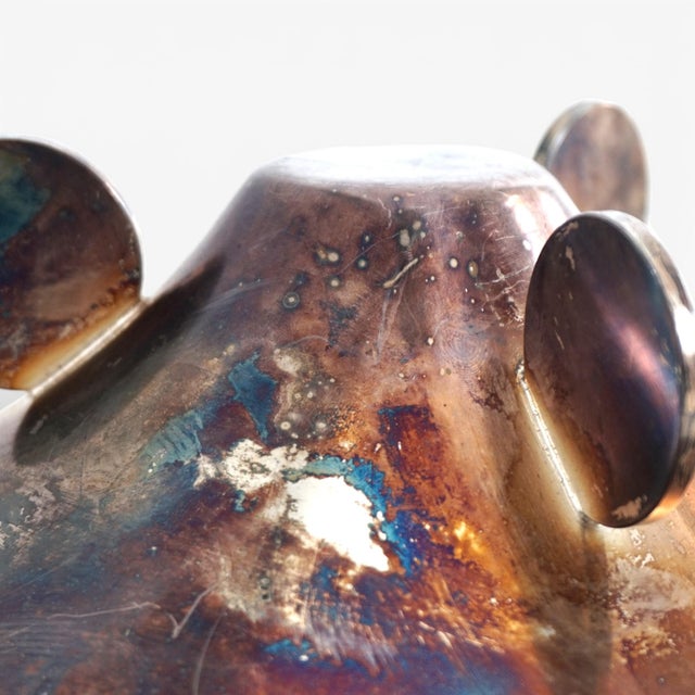 Silver Bauhaus Sculptural Ikora Bowl in Silver-Plated Brass by Paul Haustein for WMF, 1930s For Sale - Image 8 of 13