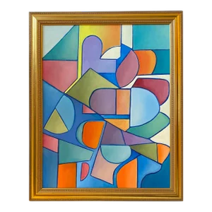 Neo-Minimalist Oil Painting Untitled by Satori Gregorakis