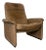 Mid-Century Brutalist Modernist Leather Model DS50 Lounge Chair from de Sede, 1960s For Sale