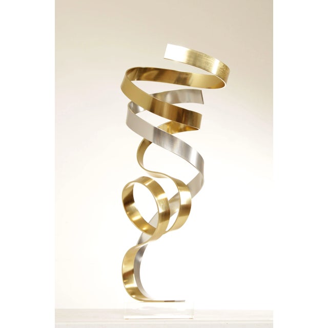 Dan Murphy Postmodern 1980s Aluminum Ribbon Sculpture by Dan Murphy For Sale - Image 4 of 13
