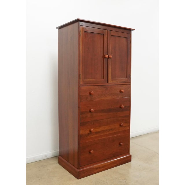 American Vintage Ethan Allen American Impressions Cherry Cabinet For Sale - Image 3 of 18