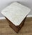 French Style Bedside Table with Marble Top For Sale - Image 11 of 13