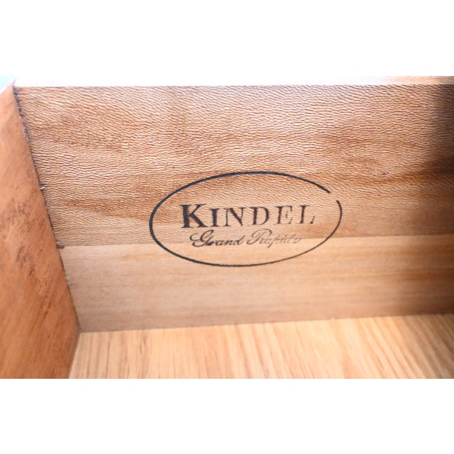 Kindel Furniture Neoclassical Louis XVI Style Cherry Nine-Drawer Dresser For Sale - Image 16 of 17