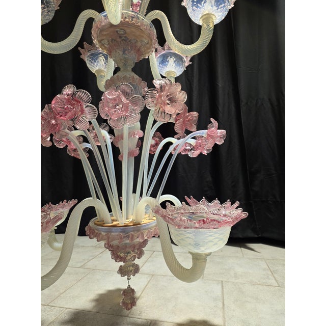 Vintage Murano Chandelier, 1980s For Sale - Image 14 of 16
