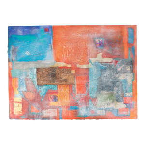Mixed Media Painting and Collage by Anthony Louis Popcheff