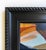 Wood Pair of Abstract Landscape Paintings With Matching Black Vintage Frames For Sale - Image 7 of 7