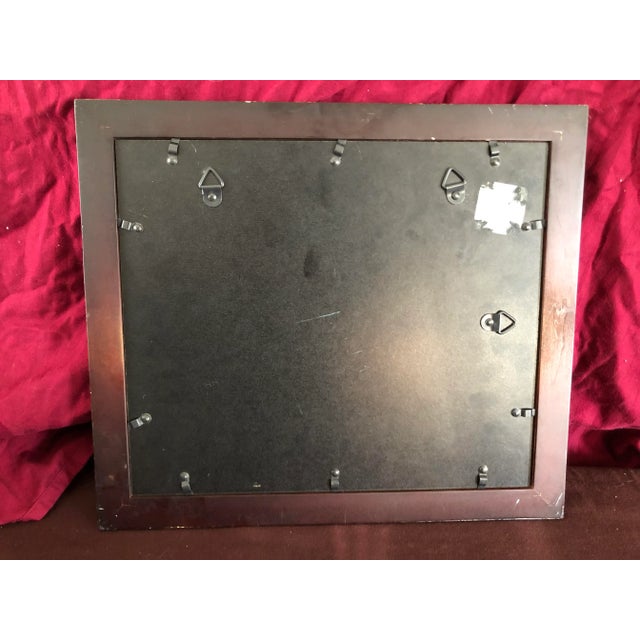 Vintage Original Framed Signed Drawing by CL Auker, Ink and Watercolor, “Cosmic Rose” For Sale - Image 4 of 4