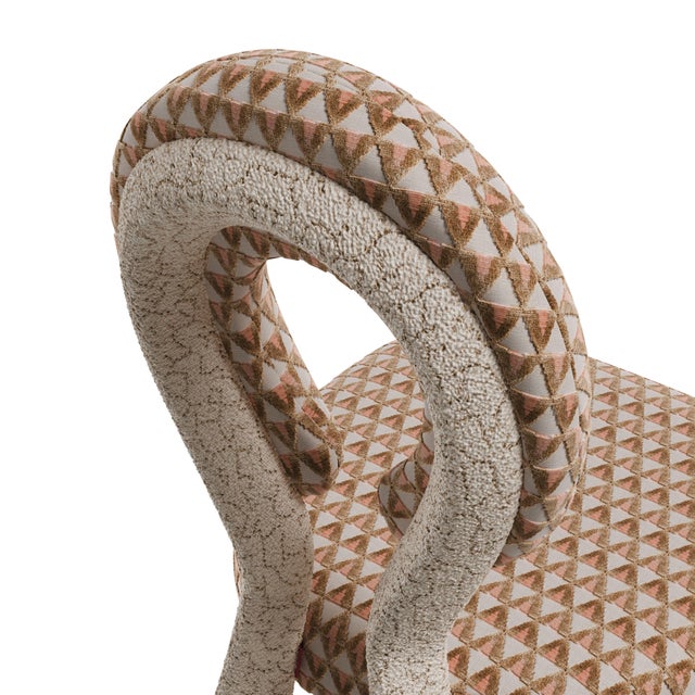 Beige Mary Dining Chair with Upholstered Legs by Ottiu For Sale - Image 8 of 12