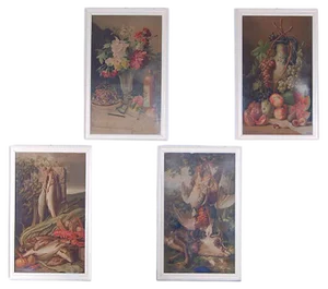 Framed Chromolithographs from Giuseppe Falchetti, 1950s, Set of 4