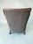 Safari Style Leather Club Chair with Wooden Frame and Woven Sides, 1970s For Sale - Image 6 of 11