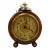 1898 Antique German Alarm Desk Clock by Gebrüder Junghans For Sale
