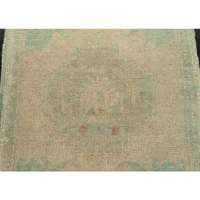 Turkish Mini Rug Oriental Hand Knotted Vintage Rug 1'7" x 3'4" #21151 For Sale - Image 4 of 8