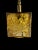 Amber Glass Pendant with Brass Chain, 1960 For Sale - Image 4 of 9