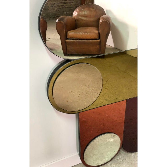 Circus Mirror in Smoked Glass, 1994 For Sale - Image 6 of 12