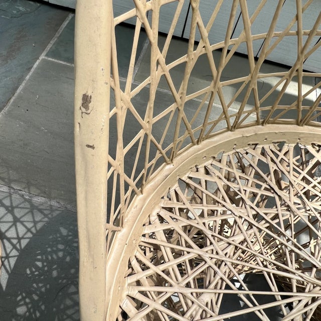 Vintage Russell Woodard Spun Fiberglass Patio Chairs, a Pair For Sale - Image 10 of 11