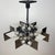Vintage Metal Chandelier by Gaetano Sciolari, Italy, 1950s For Sale - Image 14 of 18