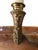 Antique Neoclassical Amber /Honey Alabaster, Gilt Bronze Chandelier W-Griffin Mounts For Sale - Image 4 of 18