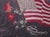 47 Star American Flag Silk Embroidered Picture With Roses, Circa 1912 For Sale - Image 4 of 8