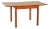 Vintage 1960s Danish Modern Teak Dining Table With Butterfly Leaf – Expandable Scandinavian Design, Made for UK/Ireland Export For Sale