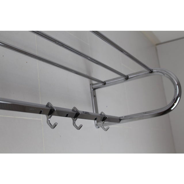 Vintage Bauhaus Style Chrome Coat & Hat Rack, 1940s For Sale - Image 14 of 18