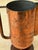 Metal Vintage Deco Copper Pitcher For Sale - Image 7 of 12