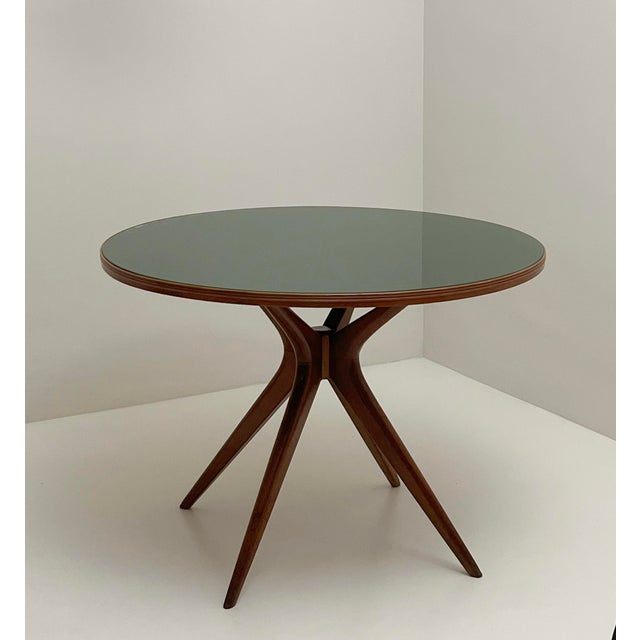 Vintage Round Table, 1950s For Sale - Image 4 of 4