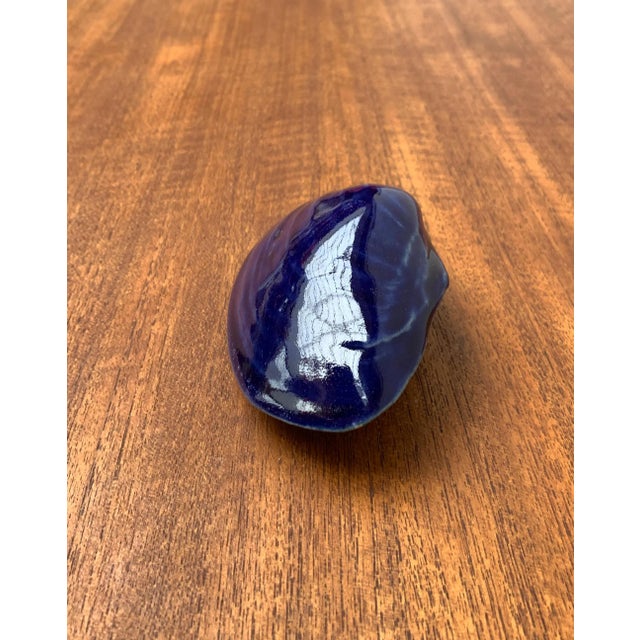 Vintage Ceramic Shell Sculpture For Sale - Image 10 of 18